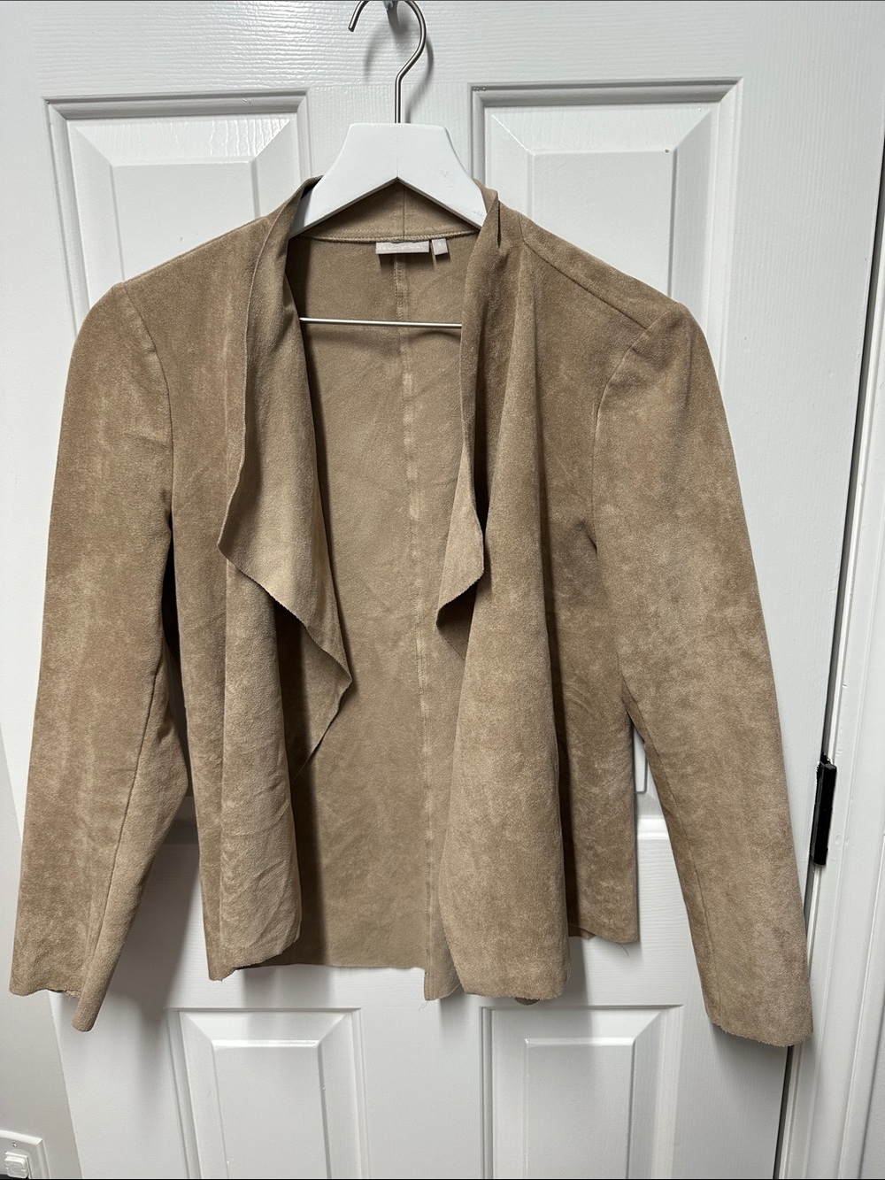 Faux Suede Blazer